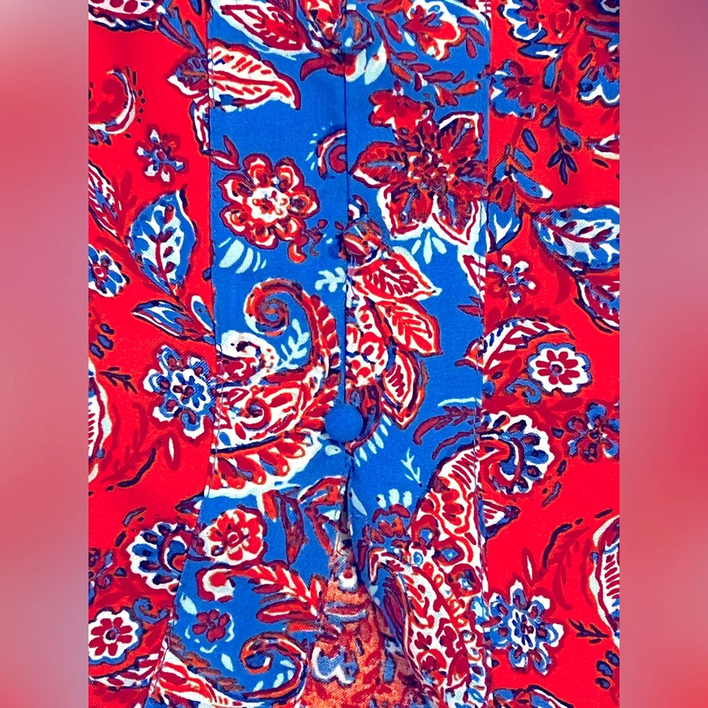 Like New. Jopna flower dress, size XS Blue - Image 4