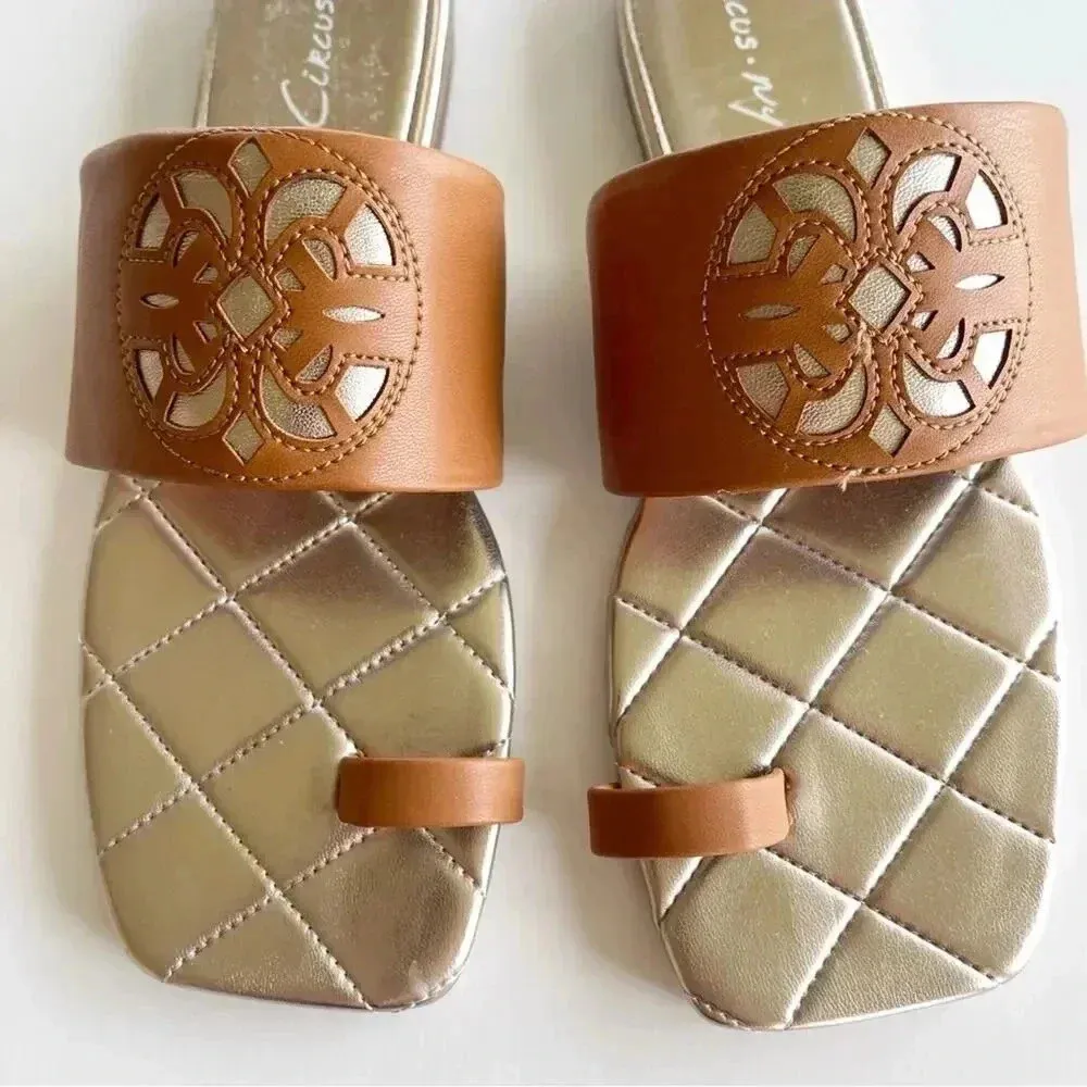 Sam Edelman Circus NY Astrid Slide Sandal Saddle Size 8.5 Never Worn! - Image 3