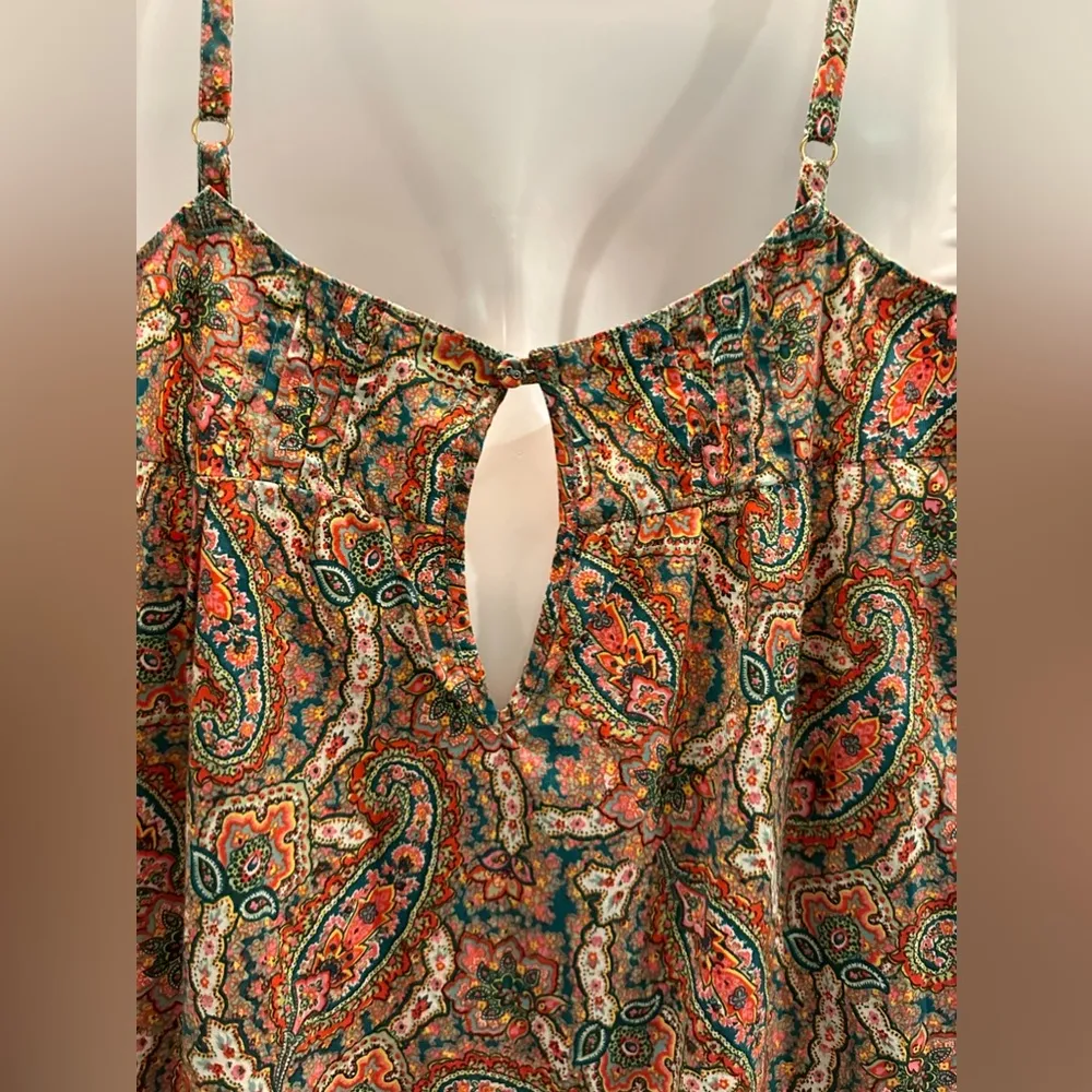 Juicy couture baby doll paisley vibrant color dress Size P (0) - Image 4