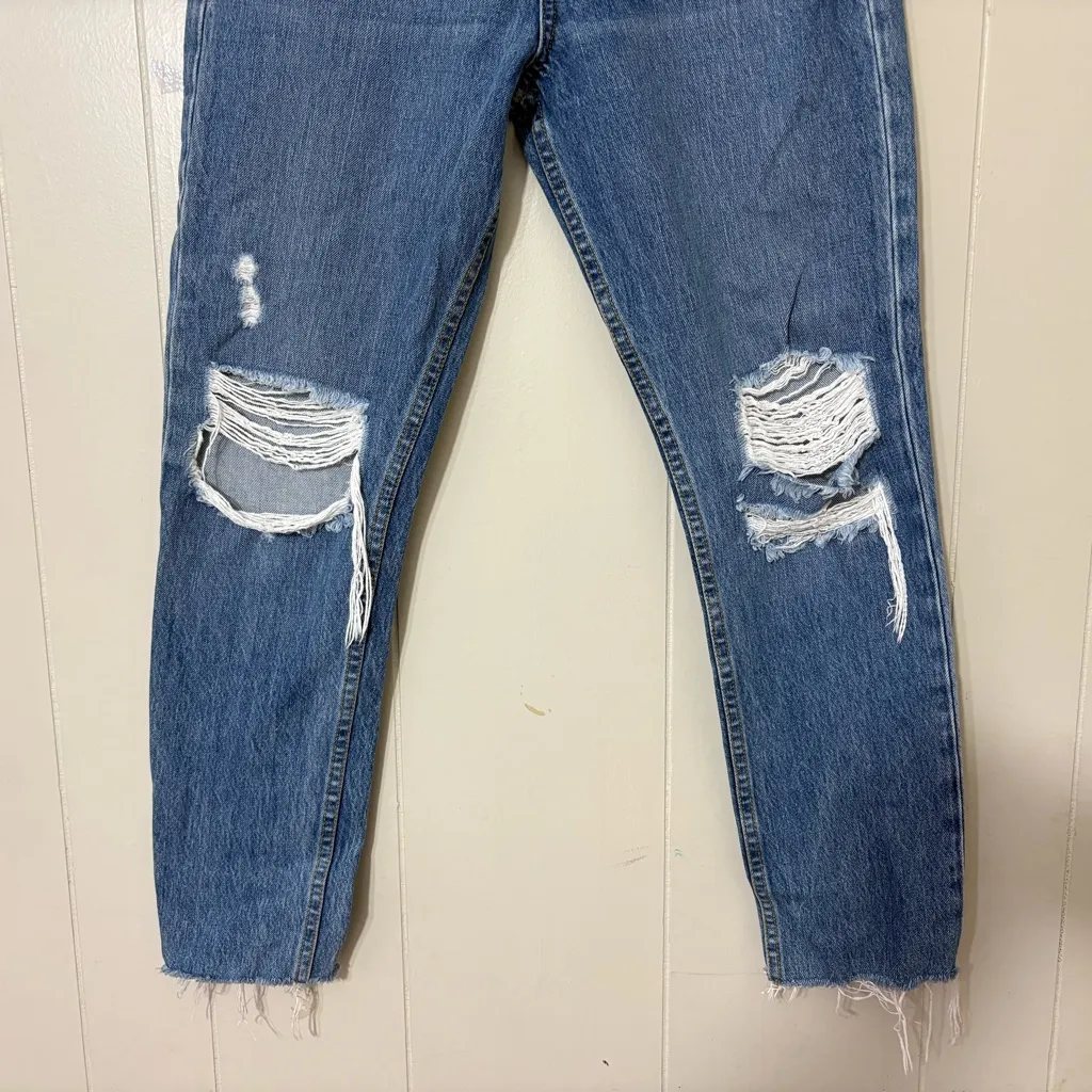 Siwy Gaby “Hear the Sound” Distressed Skinny Jeans Blue Size 27 - Image 4