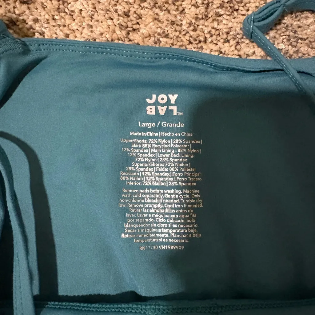 JoyLab Teal Activewear Top - Image 3