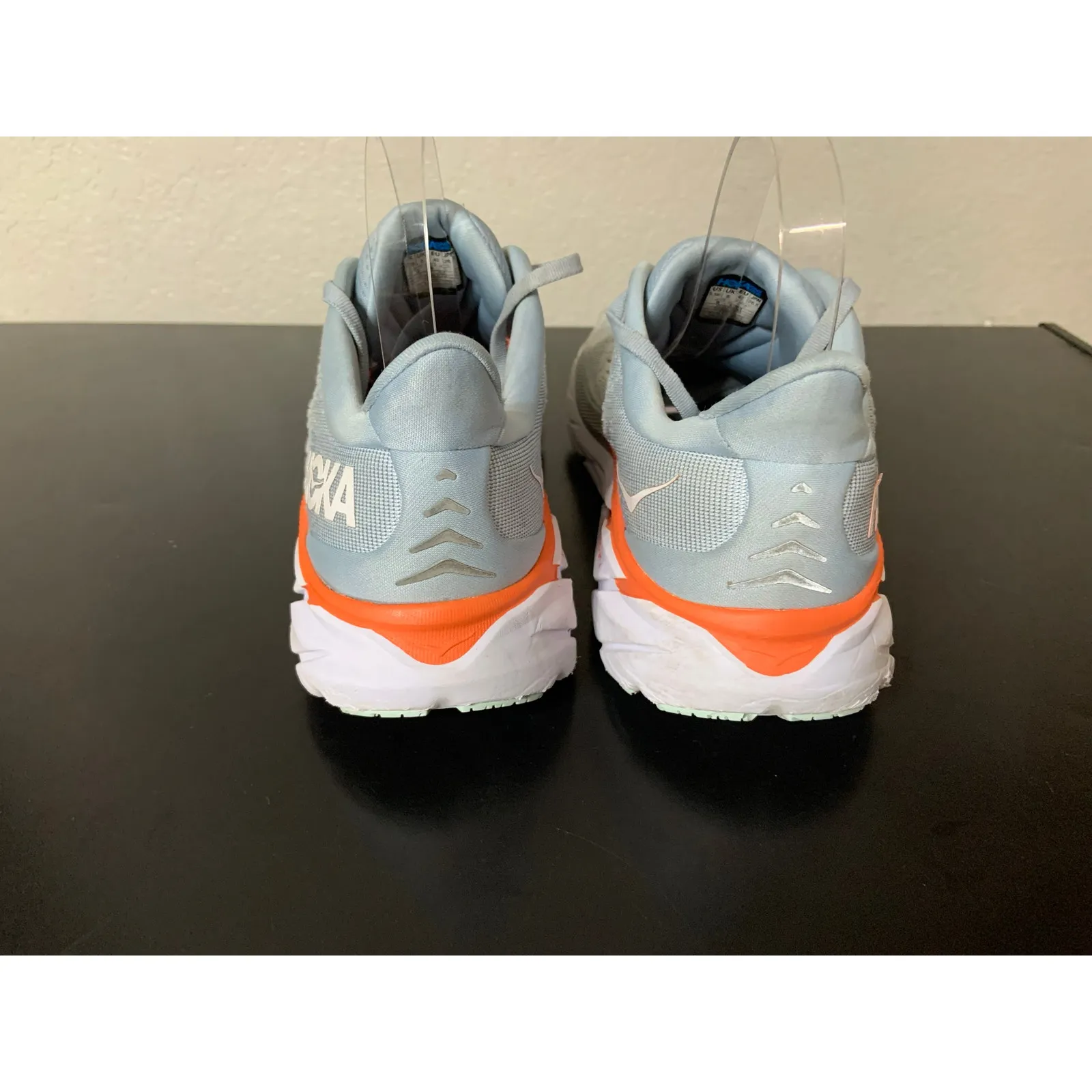 Hoka One Clifton 8 Sneaker Running Shoe Women 9.5 Comfort Trainer Walking Active Blue - Image 9