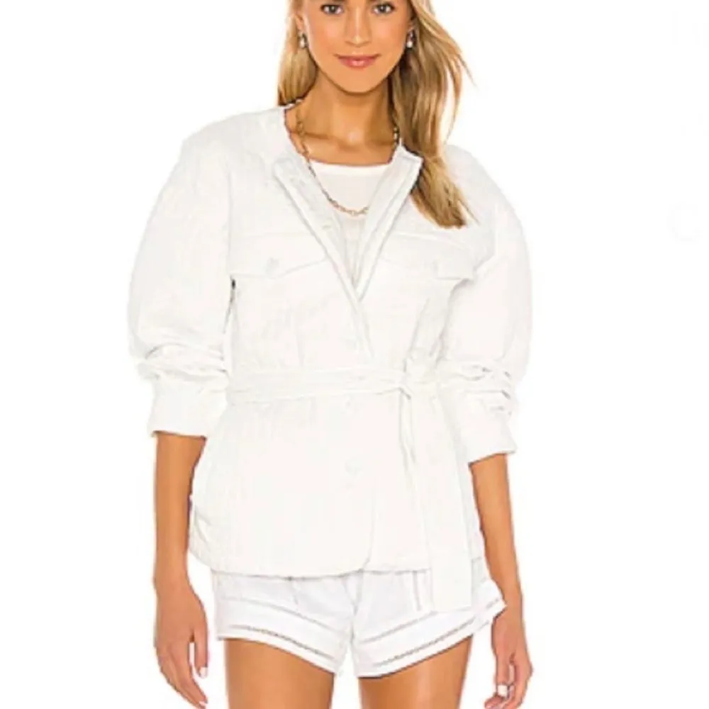 NWT Tularosa Rowen Quilted Jacket in Washed Ivory Size Extra Large XL‎ - Image 7