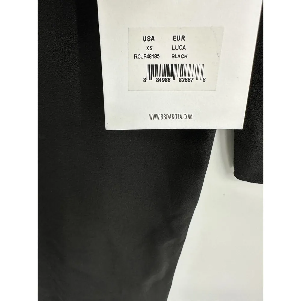 Jack BB Dakota Luca Black 3/4 Sleeve Mini Dress Women's Size X-Small XS NWT - Image 7