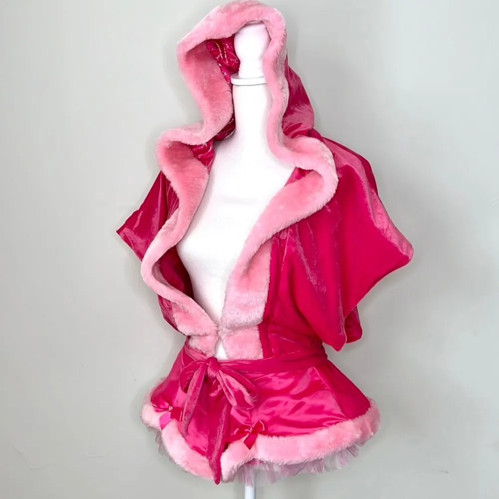 Victoria’s Secret Santa Cape Costume Set - Image 2