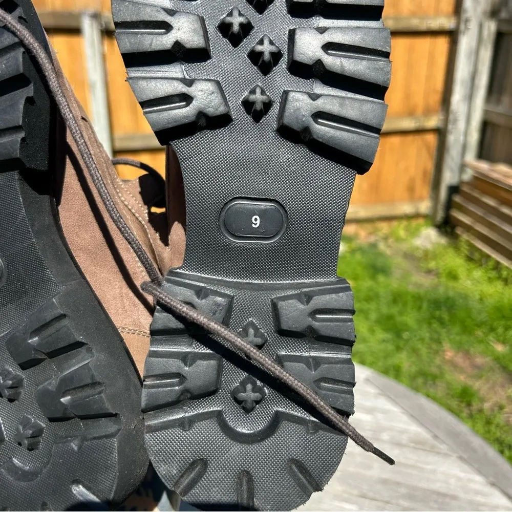 Seychelles Women's Brown Lace-Up Leather Platform Boots size‎ 9 - Image 13