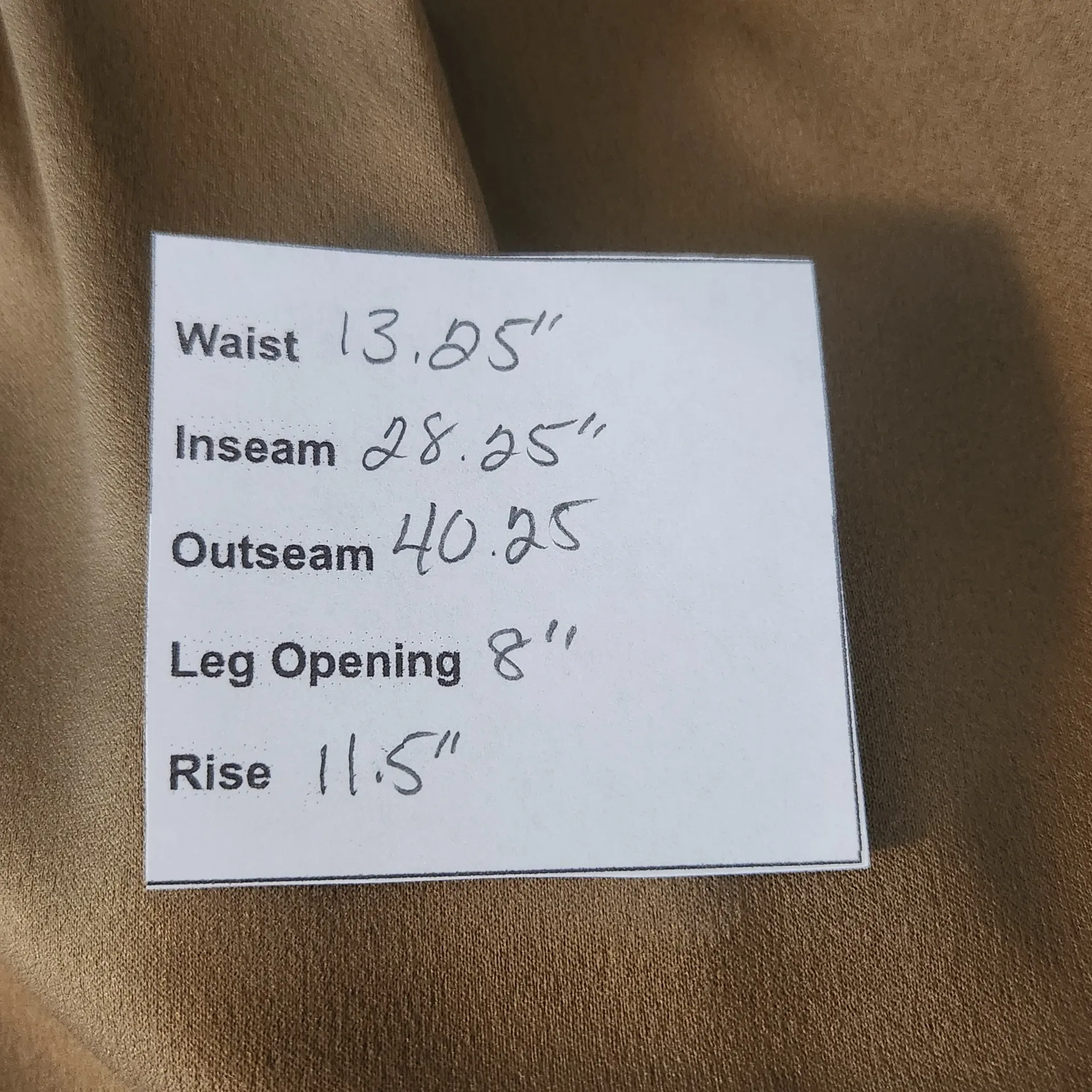 Joie Brown Satin Dress Pants NWOT Size Small Joie Satin Brown Trousers - Image 2