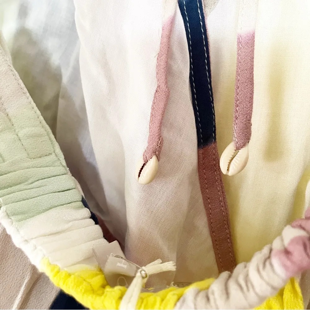 Indah x REVOLVE Paz Tropical Stripe backless halter jumpsuit  side leg cutouts - Image 9