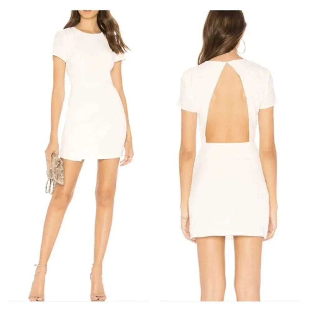 By The Way. Cheyenne Open Cut-Out Back‎ Short Sleeve Mini Dress Size Small - Image 2