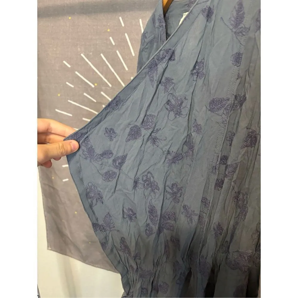 Hei Hei Floral Embroidery Cardigan a10 Blue Size XS - Image 4