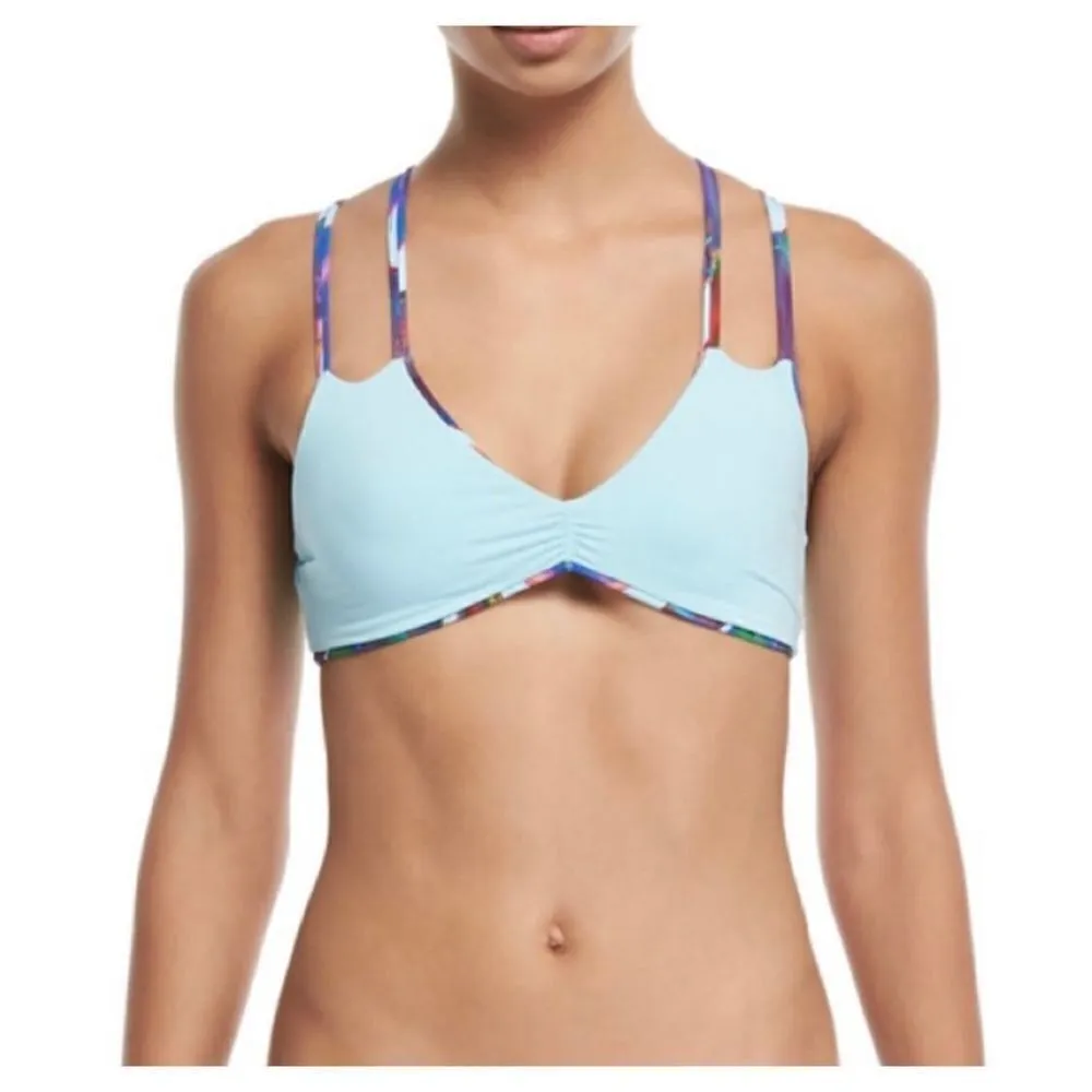 New. Pilyq feather teeny halter bikini. - Image 9