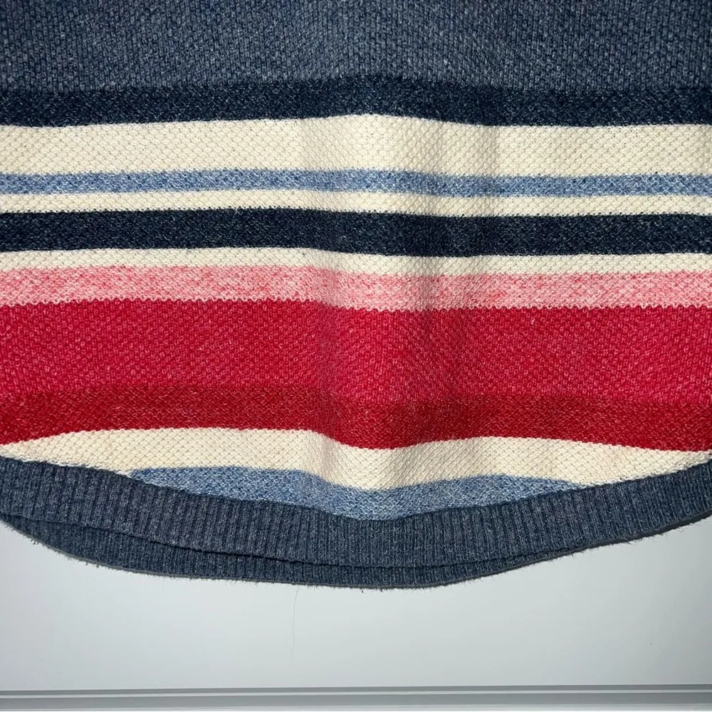 LL Bean Women’s Striped Cotton Sweater Multicolored Size Small Blue, Pink, Cream - Image 5
