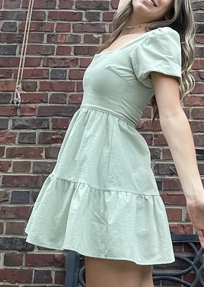 Mint Green Dress - Image 2