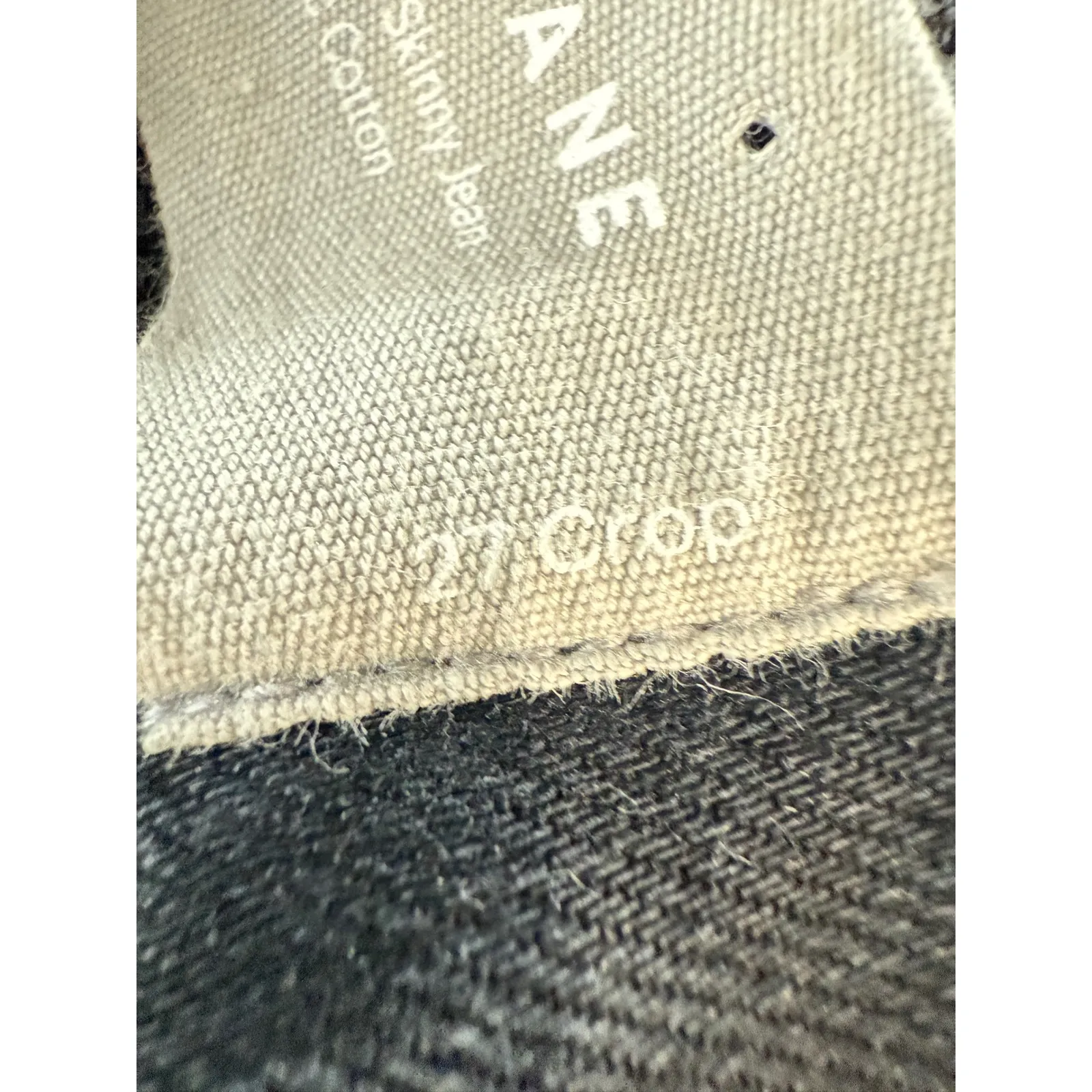 Everlane The Way High Skinny Crop Black Jeans Women's Size 27 Organic Cotton - Image 4