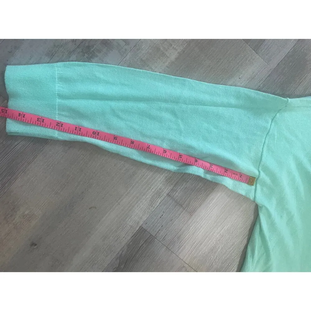 Crown & Ivy Size Large Thin Knit 3/4 Sleeve Shirttail Tiered Ruffle Sweater - Image 7