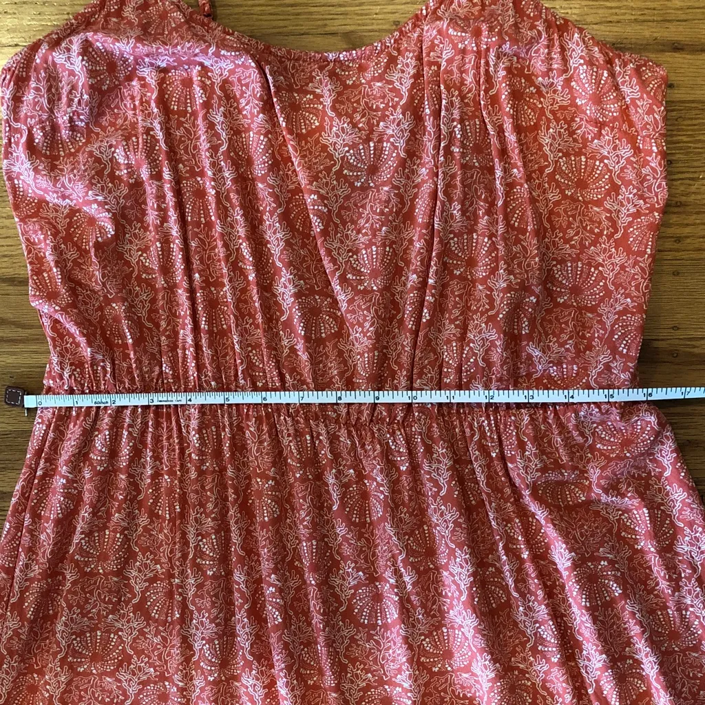 Old Navy Coral Patterned Midi Dress, XL Tall - Image 10