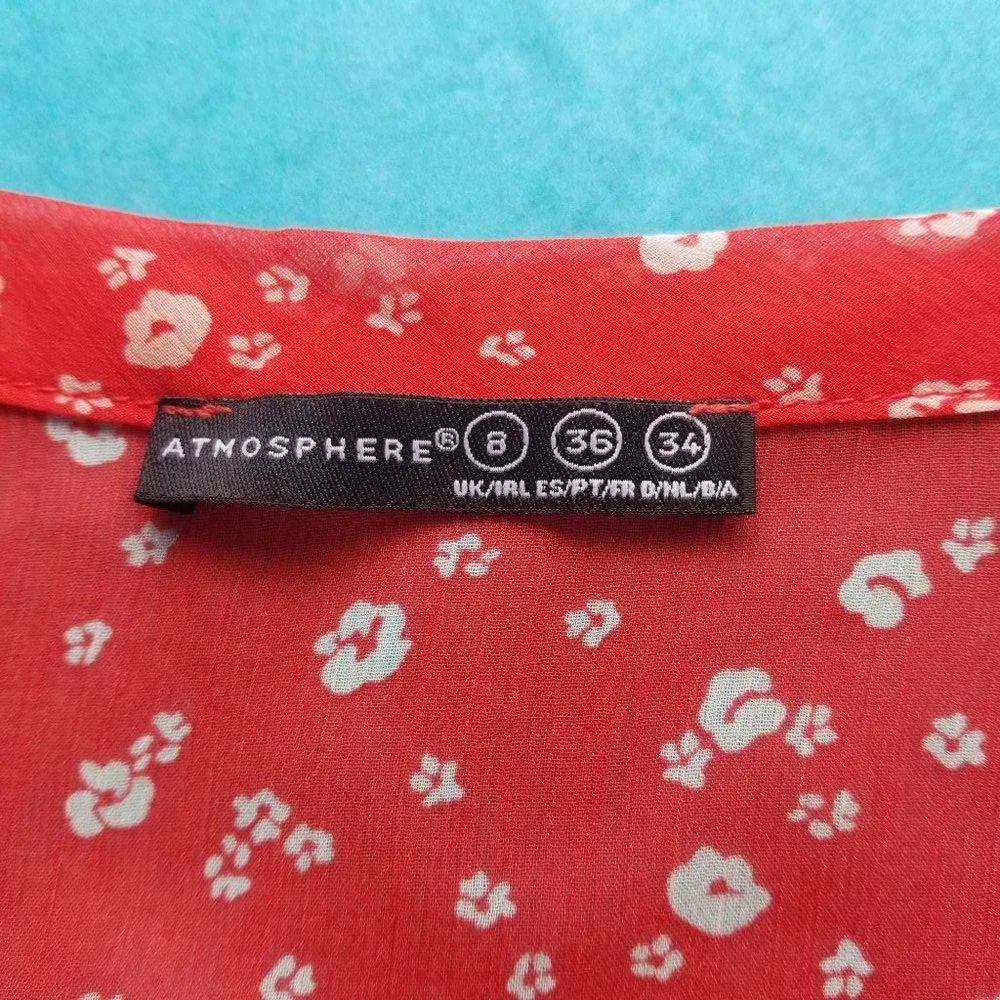 Atmosphere / 8 / Burnt Orange Tank Top Blouse - Image 3