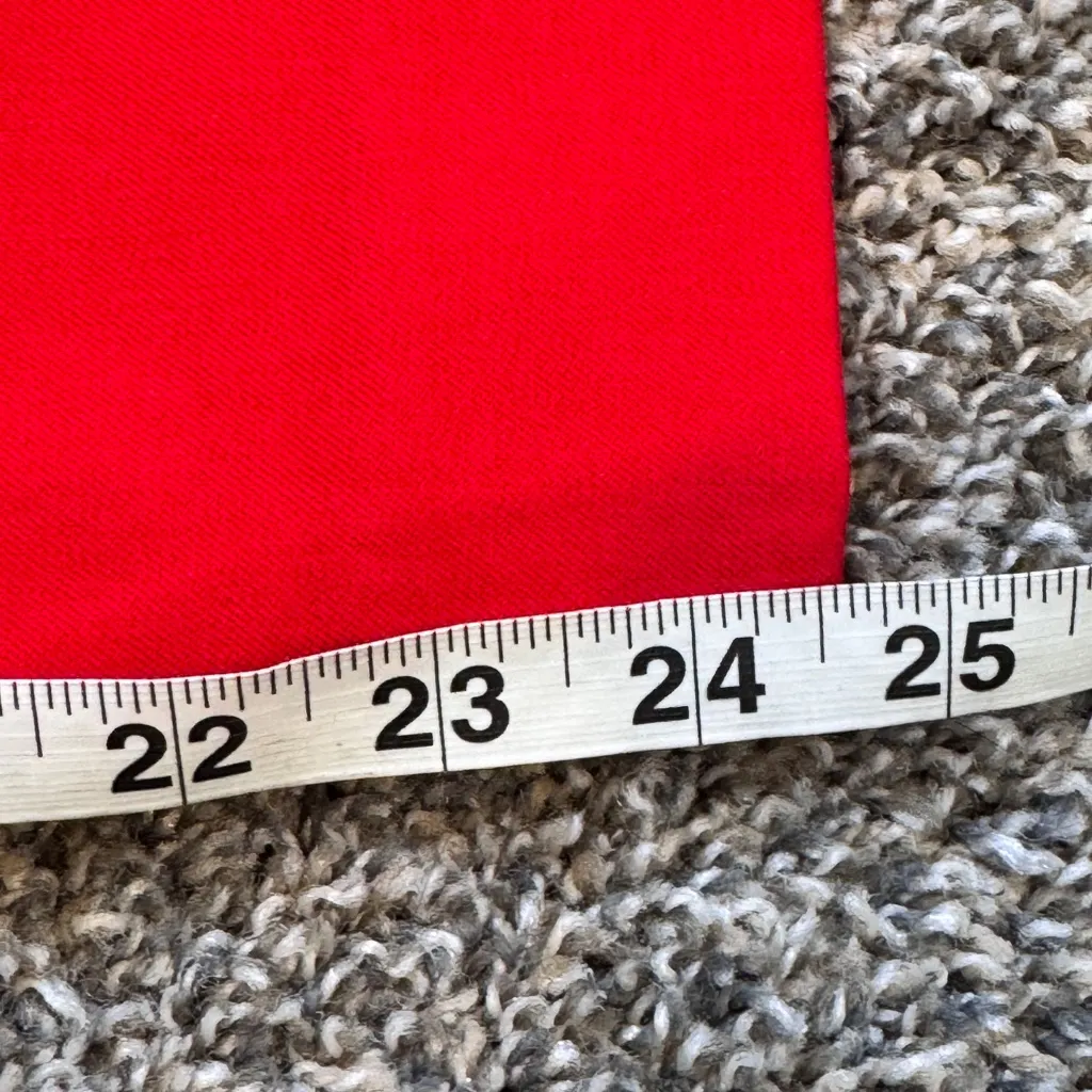 Banana Republic Red Sloan Crop Trouser Dress Pants Womens 6 Low Rise Preppy - Image 2