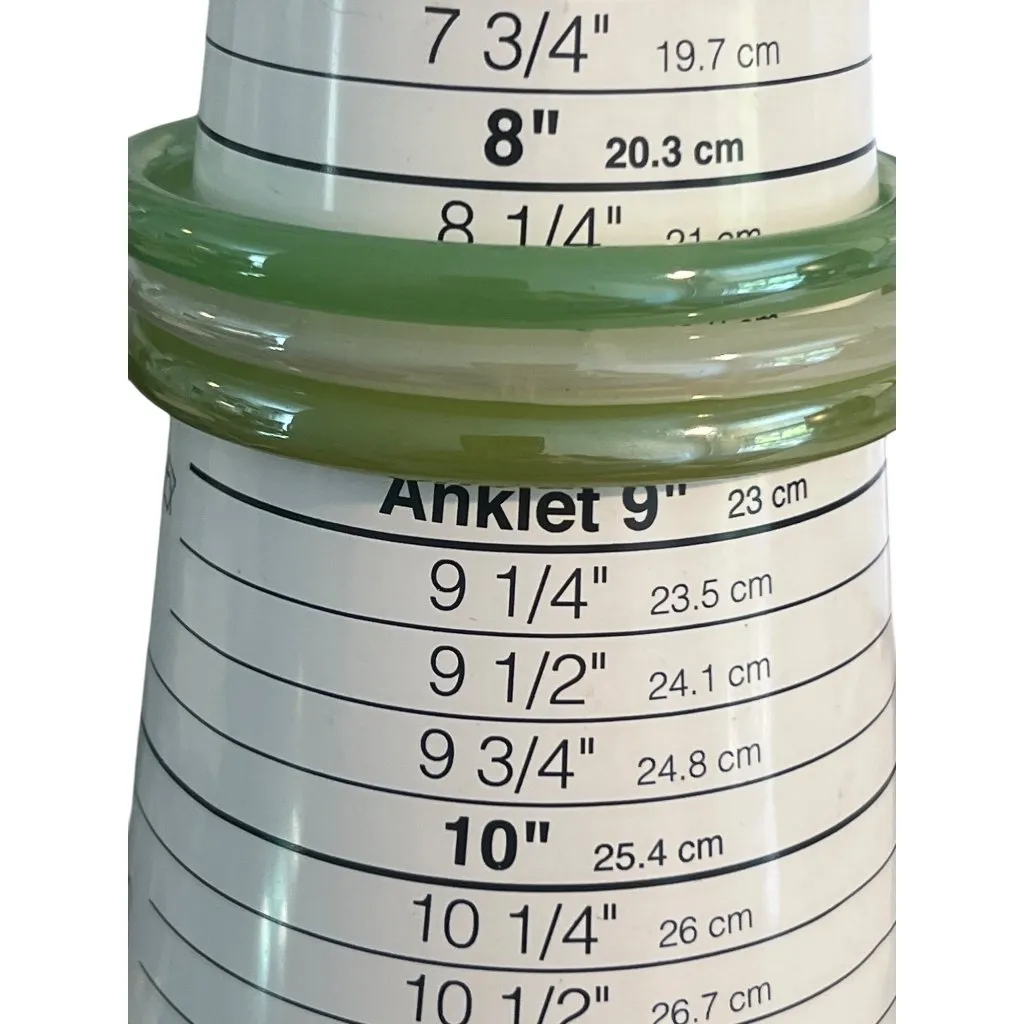 Set Of 3 Vintage Green White Jade Bangle Bracelets Stack Layer Estate 8.75" - Image 4