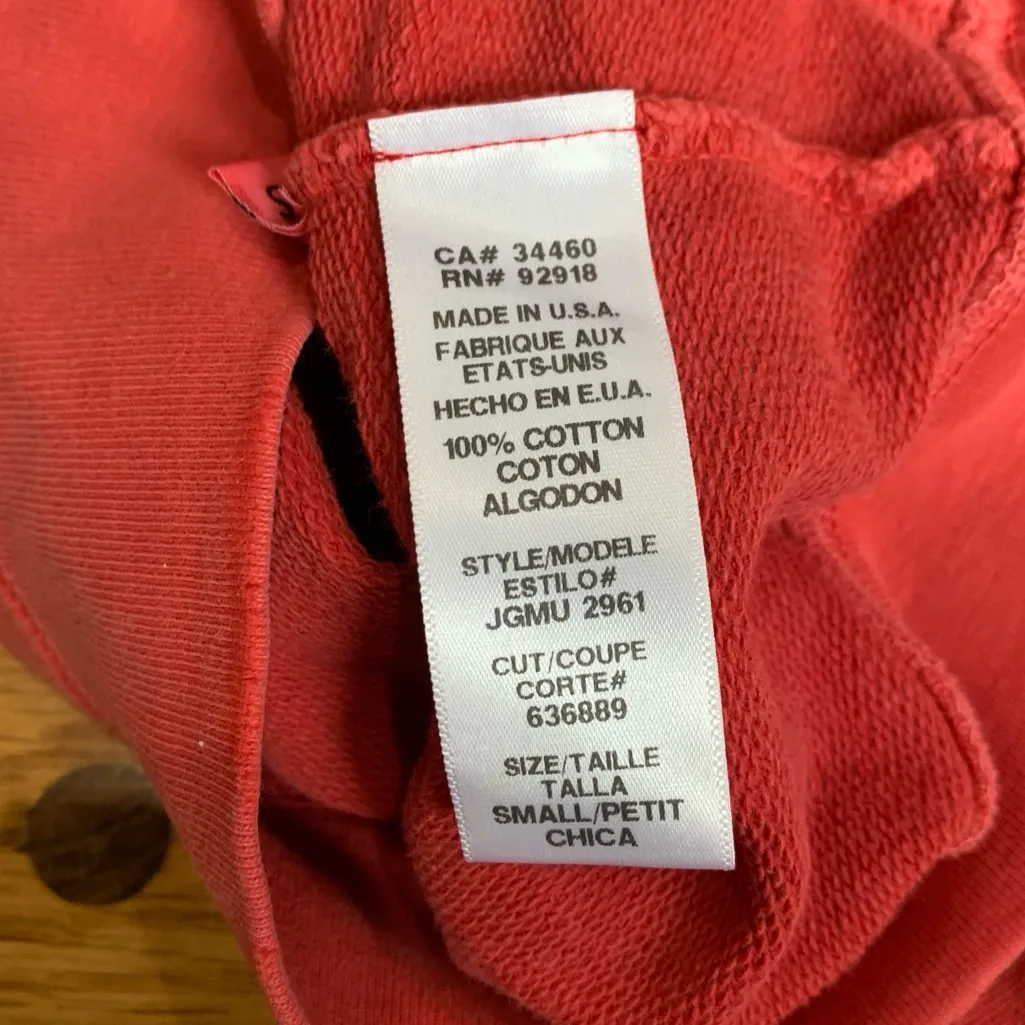 Juicy Couture Pam Gela Flocked Scottie Dog Logo Zip Hoodie Cardinal Red Small - Image 7