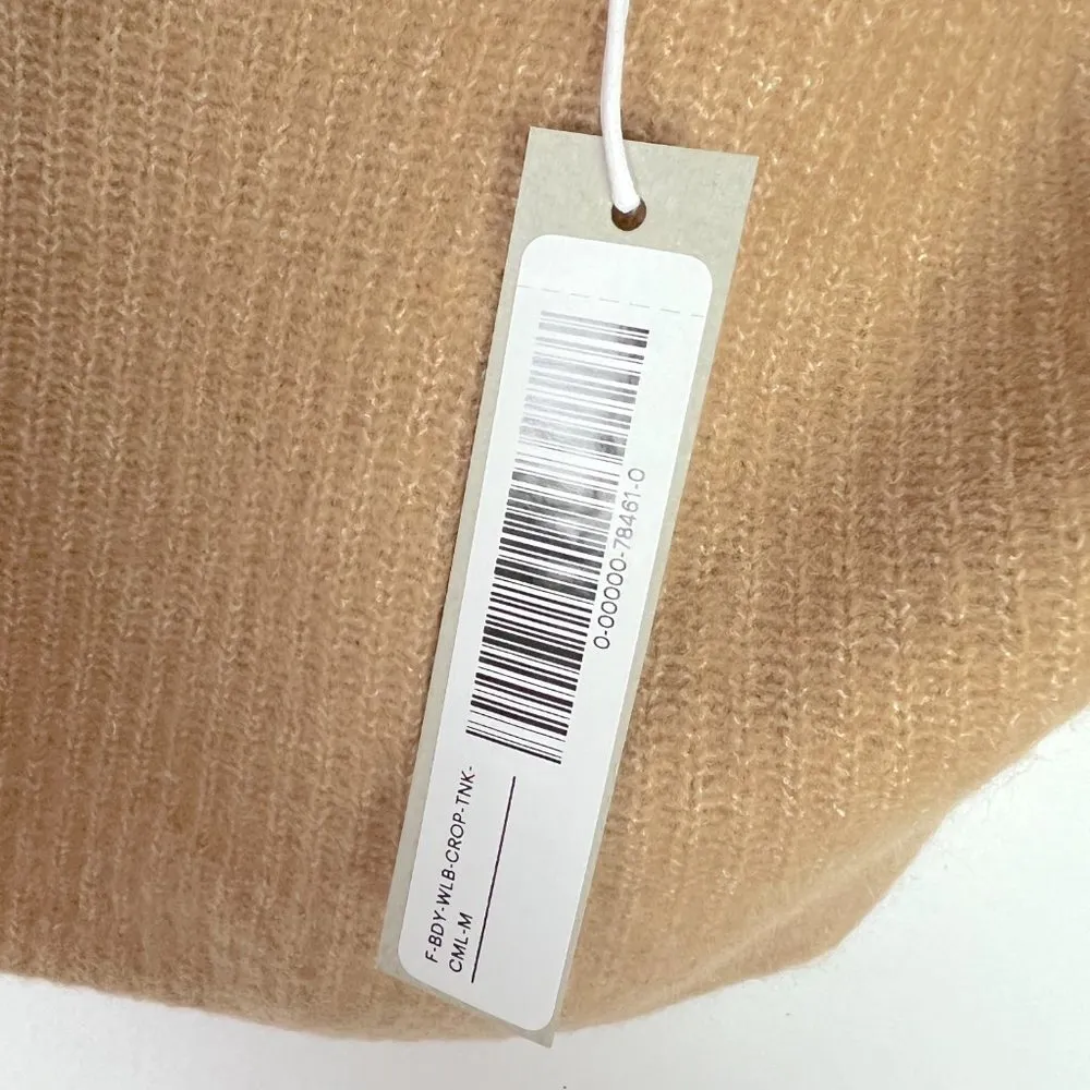 NWT Everlane The Cozy-Stretch Tank Top Cropped Sweater Wool Yak Hair Medium M - Image 6