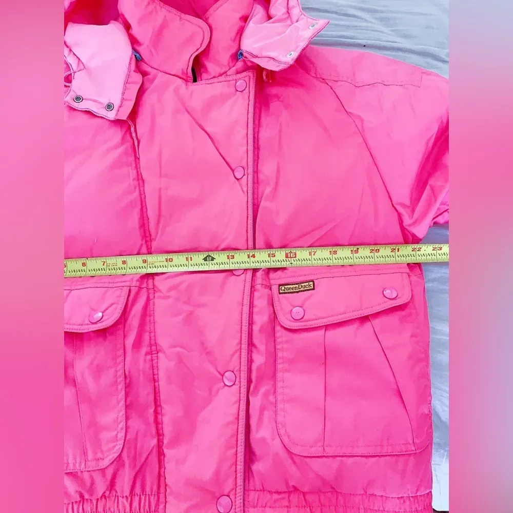 Queen duck Pink Nuptse Goose Down Jacket Winter Puffer Ski Coat L mountaineering Size L - Image 7