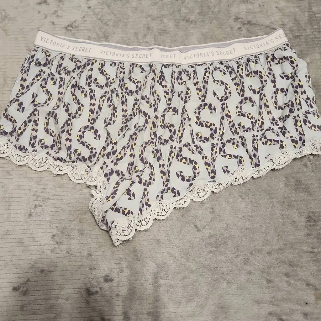 Victoria's Secret size XL Shortie Shorts Cheeky Sleep Short Lace Leopard - Image 2
