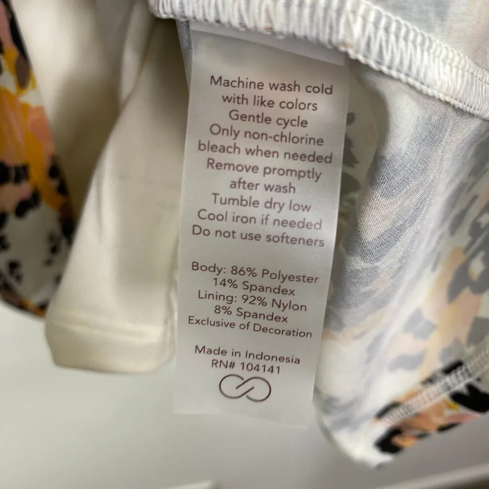 CALIA Womens Tennis Dress Size M Animal Print Preppy Pickleball Workout NWT Black Size M - Image 8