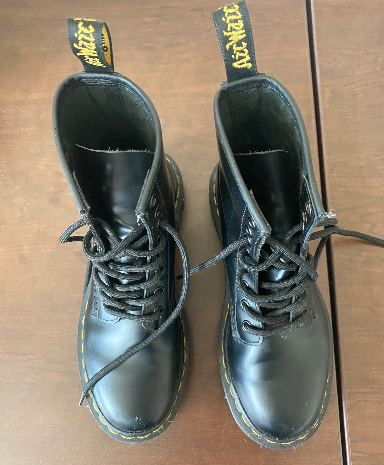 Dr. Martens Black Doc Marten Boots - Image 4