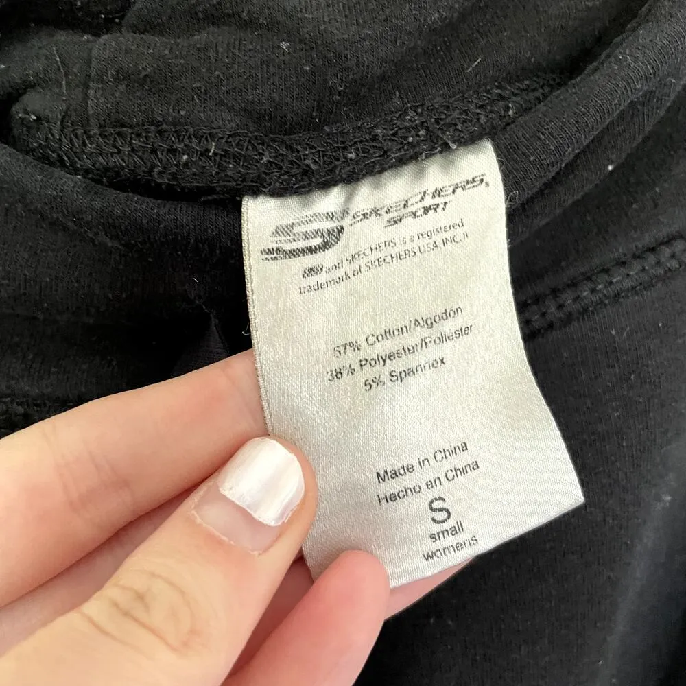 Sketchers Sport black sweatpants women's size small cotton casual athletic - Image 4