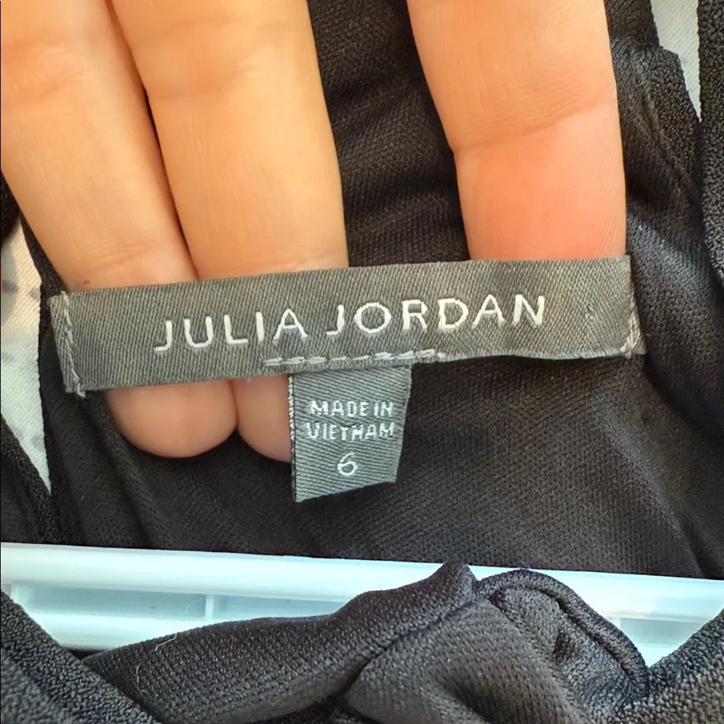 Julia Jordan Knot Neck Jumpsuit Size 6 - Image 7