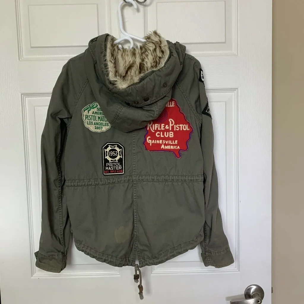 Vintage Moussy Utility Jacket Green Size 2 - Image 6