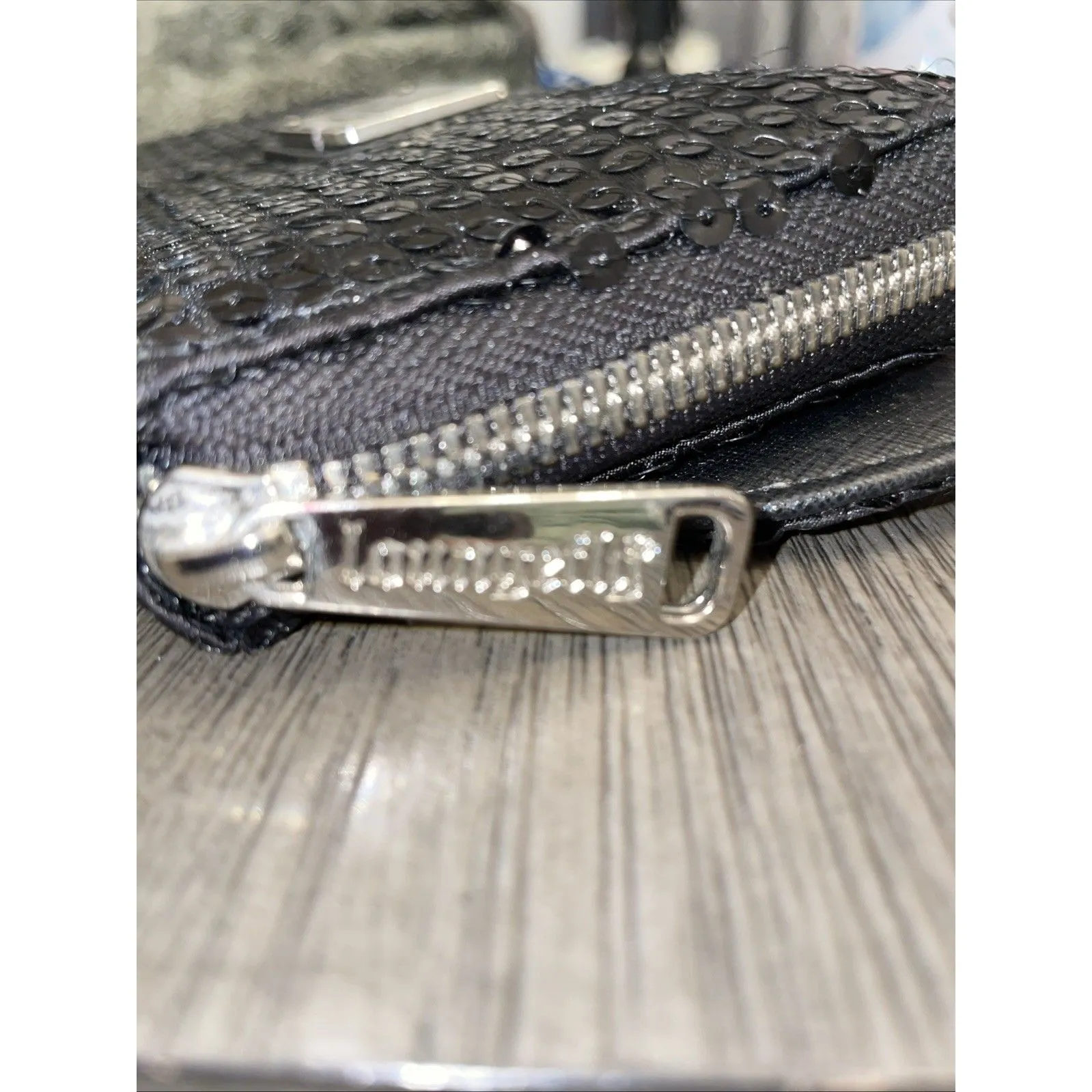 Loungefly x Disney Sequined Minnie Mouse Ears - Red Leather Bow - Wallet - Image 8