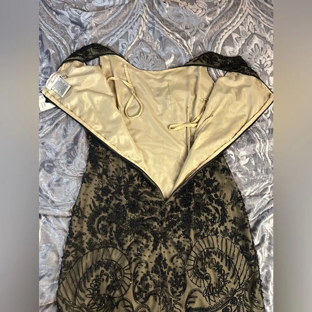 Vintage 90’s NWT PAPELL BOUTIQUE Evening Silk & Beadwork 6P - Image 7