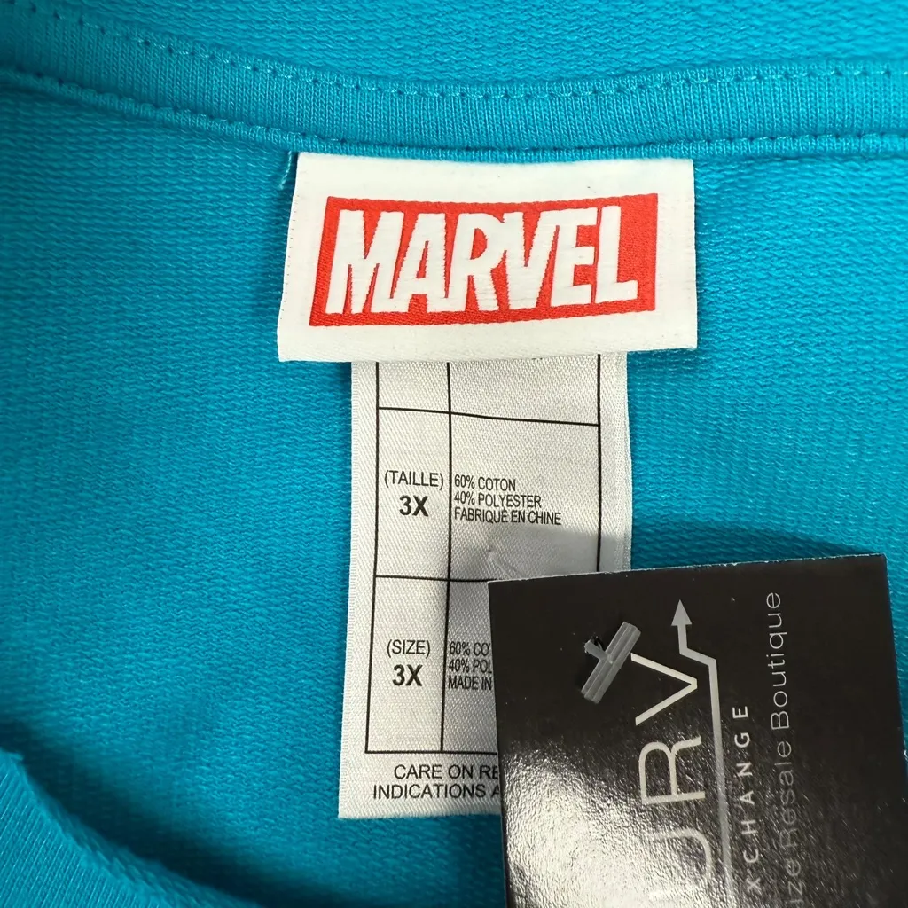 Disney Parks Marvel Blue Guardians Of The Galaxy Sweatshirt - Image 4