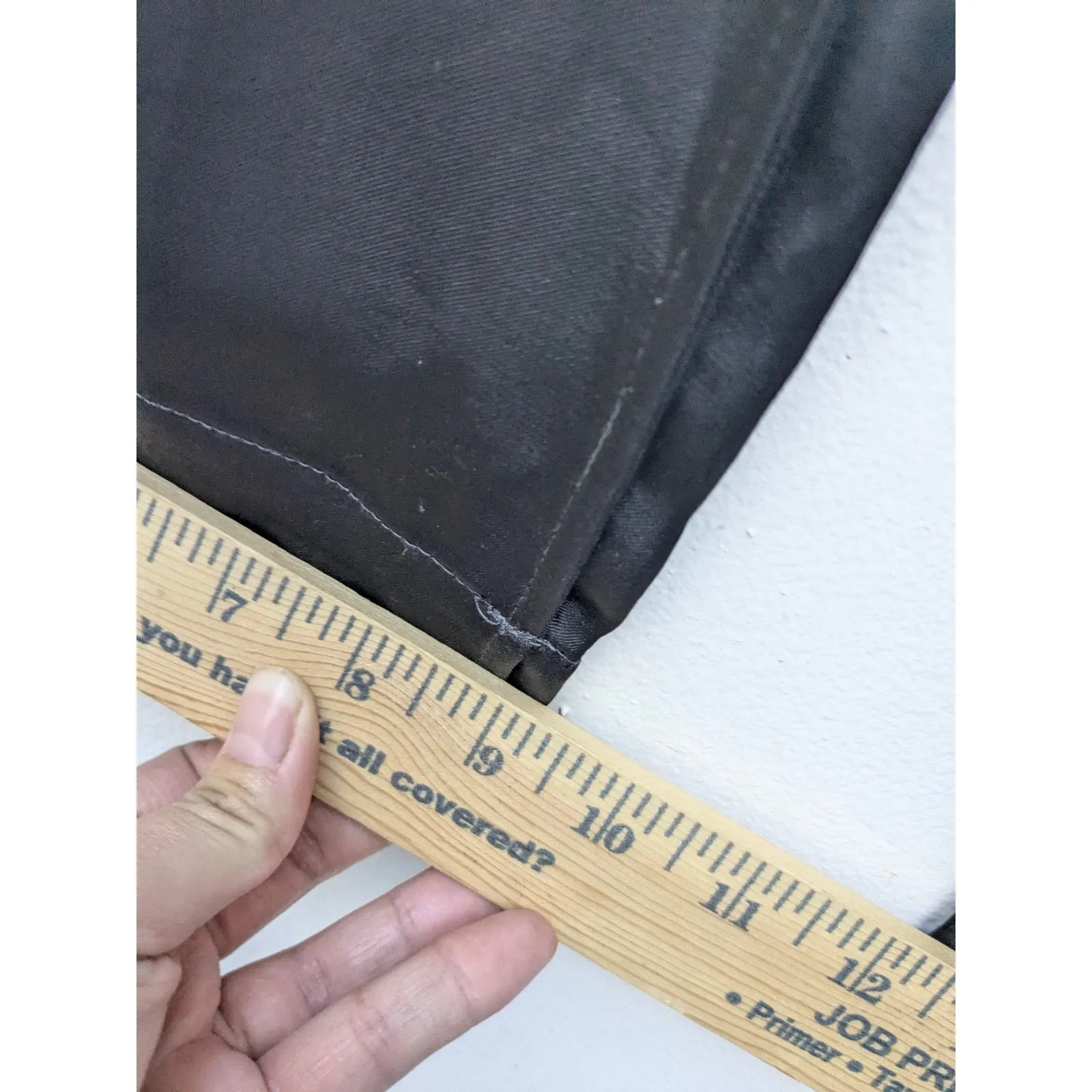 Zara Women's Tuxedo Pants W/Ext Pockets Satin Waist & Lower Leg Black Size M EUC - Image 11