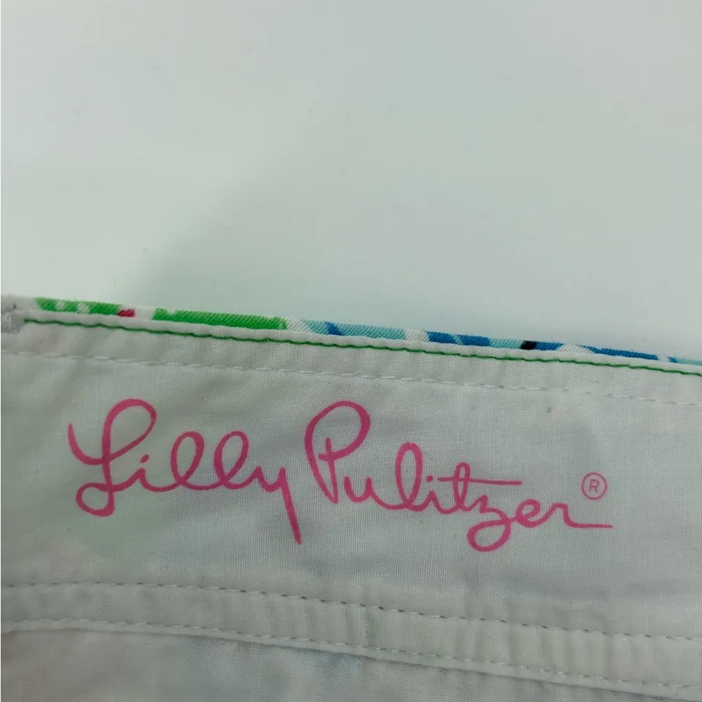 Lilly Pulitzer Walsh short summer remix patch cotton 3 inch inseam shorts size 0 - Image 2