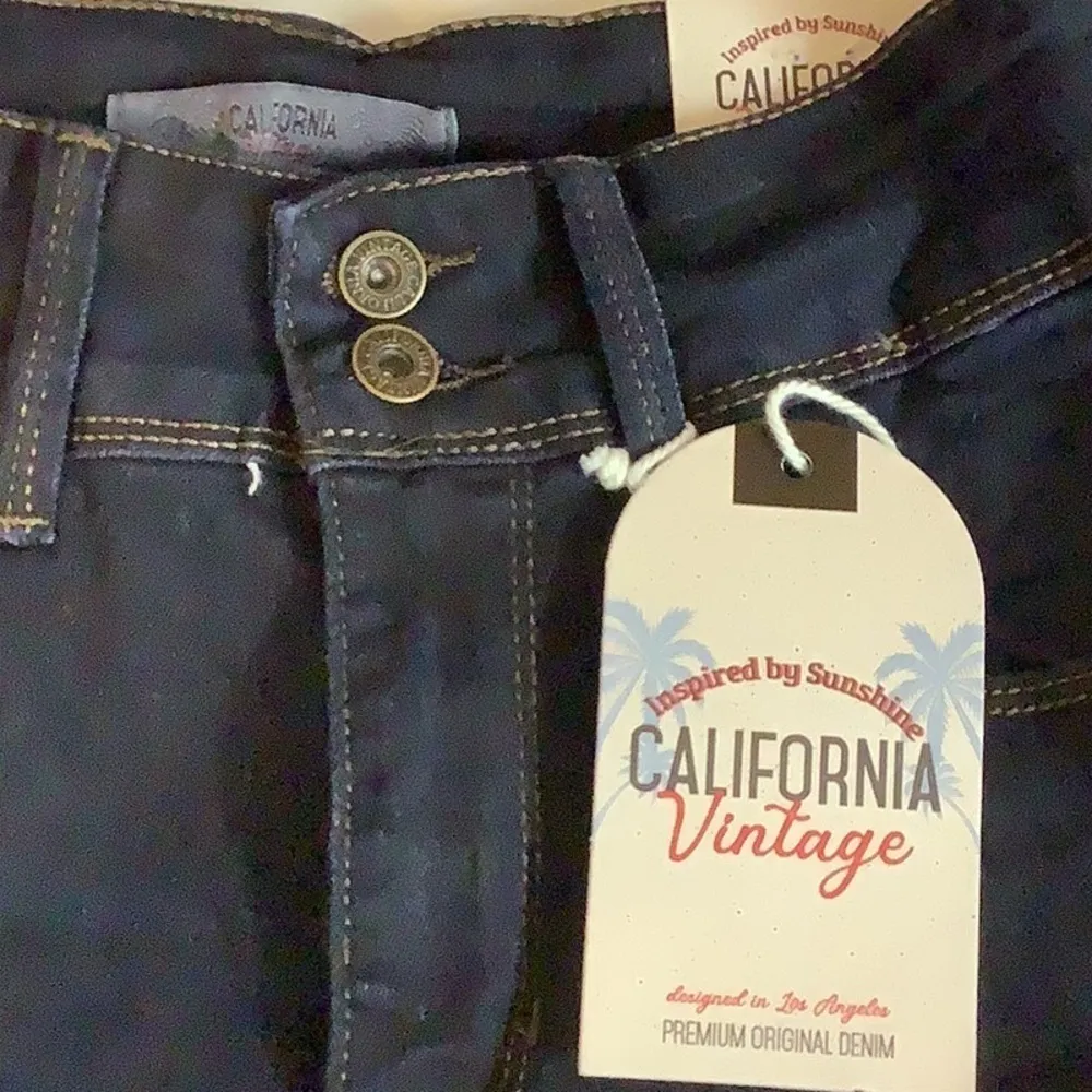 California Vintage Straight Leg Ankle Jeans Size 3/26 New With Tags - Image 2