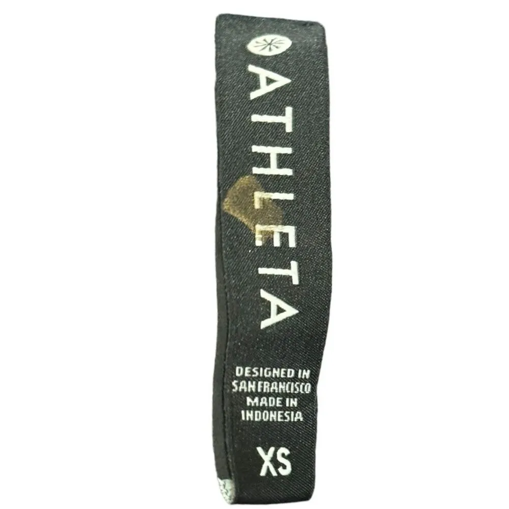 Athleta‎ Women's Sweatshirt Balance Camo Crew Neck Long Sleeves Pullover Blue XS - Image 6