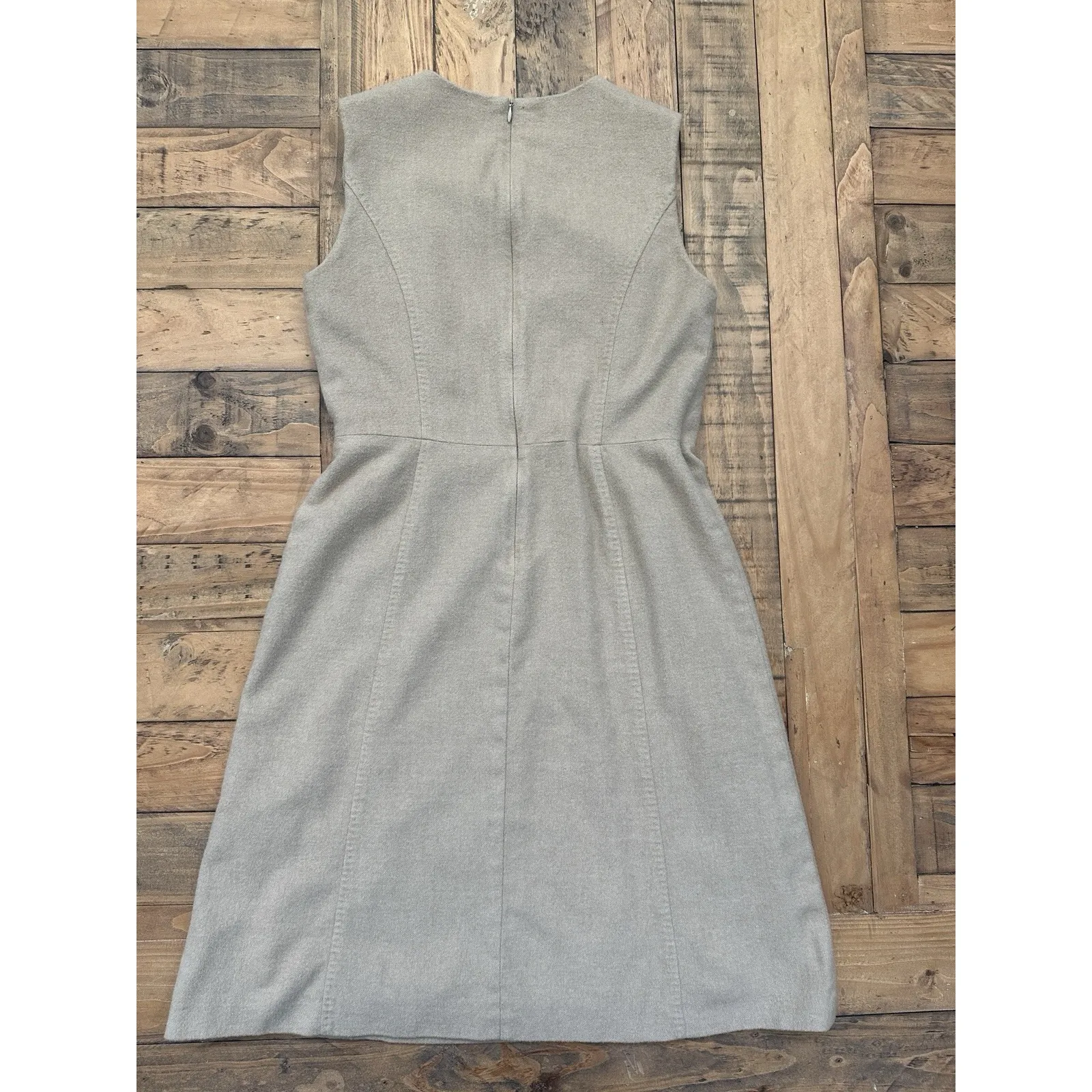 RARE Brooks Brothers 100% Camel Hair Tan Dress Sz: 8 Minimalist (b47) - Image 7