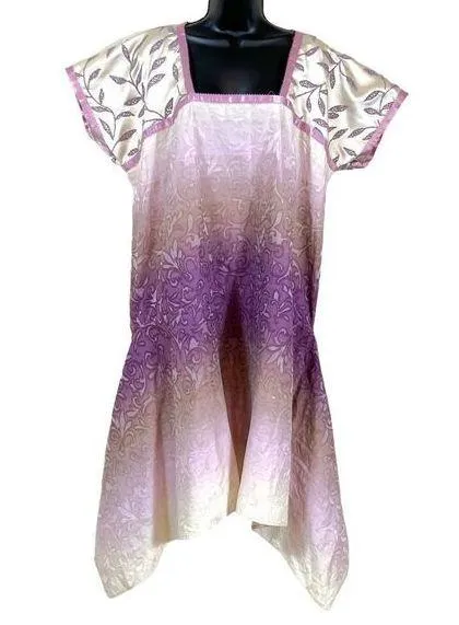 Rare Vintage Renee Bolden OriginalāHandmade Beaded Purple Ombre Dress Size undefined - Image 1