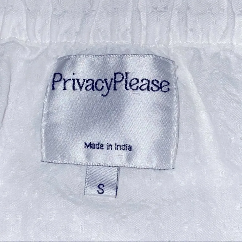 Privacy Please Size S Ivory Asay Short Sleeve Off The Shoulder Swiss Dot Top - Image 9