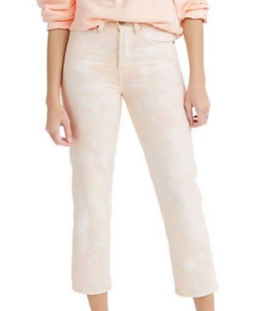 NWT  Wedgie Straight washed tie dye ankle jeans, size 30 - Image 3