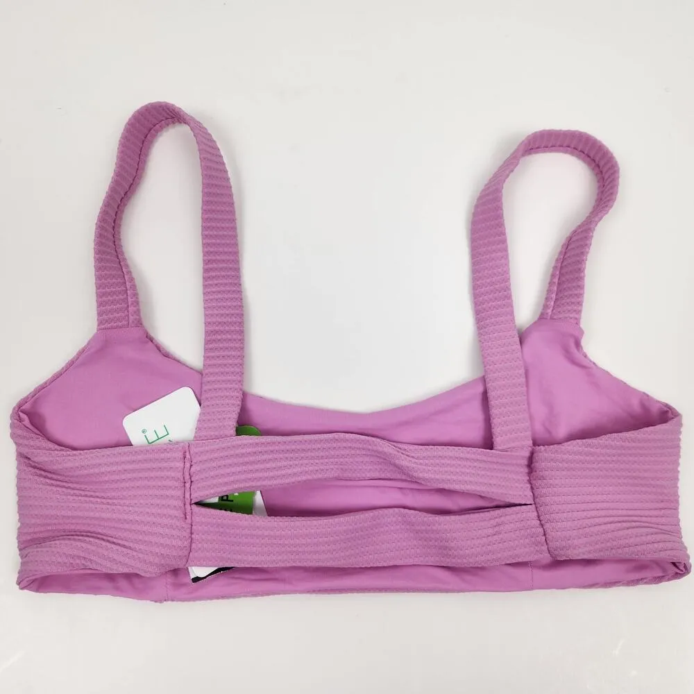L*Space Jess Bikini Top in Rosebud Pink Ribbed Size D NWT - Image 4