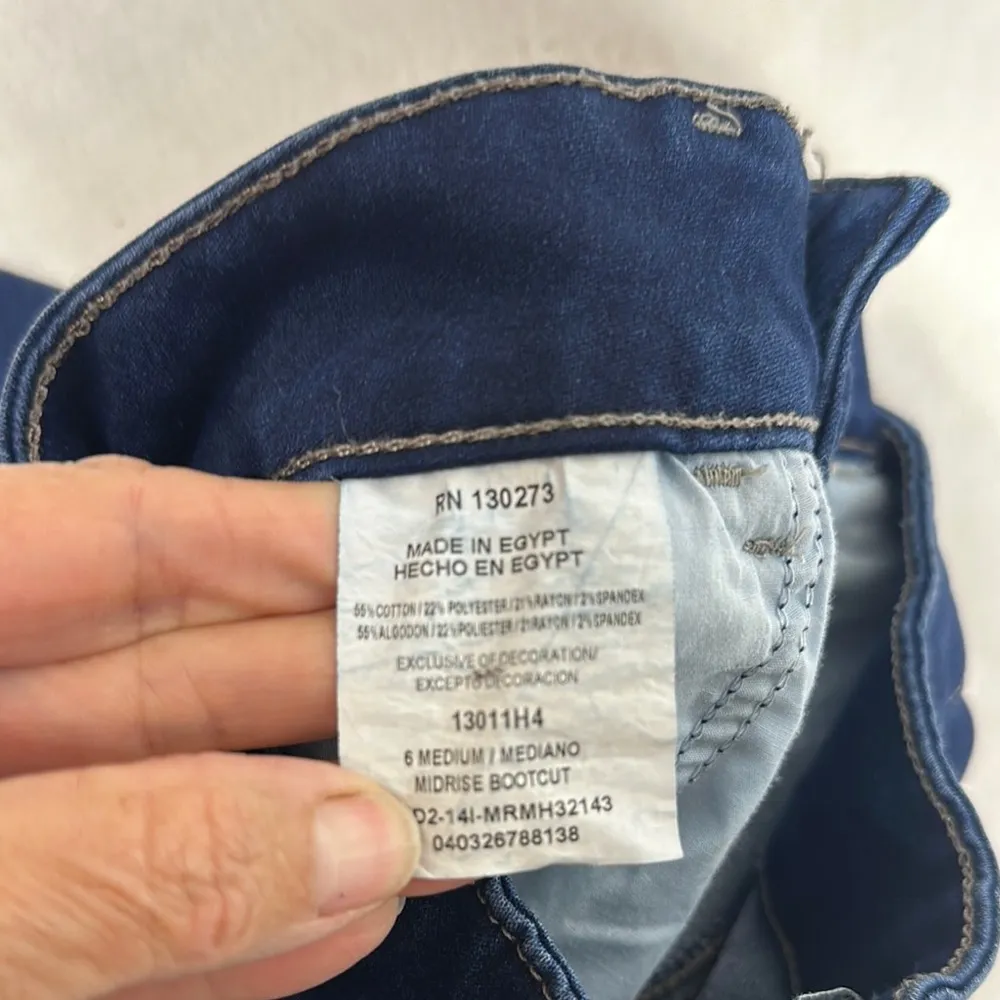 Riders by Lee Blue Boot Cut Jeans Classic Denim - Image 6