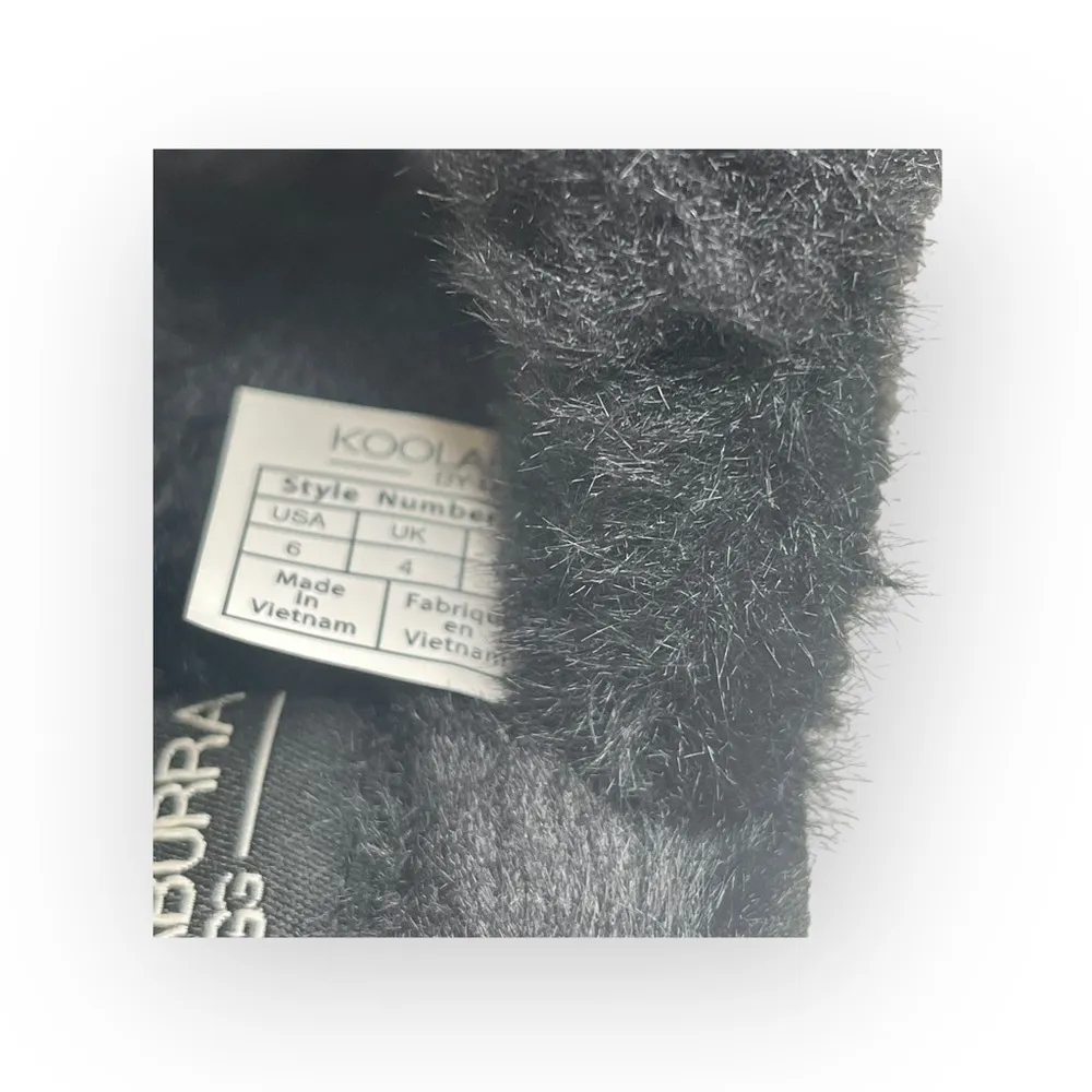 Koolaburra by UGG 𖦹 Comfy Vegan Faux Fuzzy Fur Slide Sandal 𖦹 Black White 𖦹 6 - Image 6