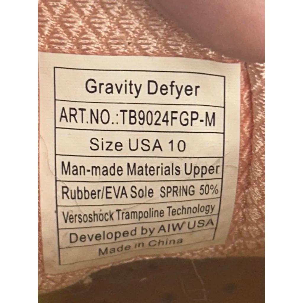 Gdefy Gravity Defier Mighty Walk womens Shoes Sz 10 Grey Pink Comfort Support Gray - Image 10