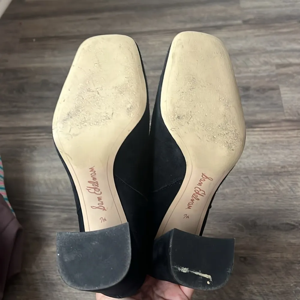 SAM EDELMAN WOMENS CODIE ANKLE BLACK SUEDE  BOOTIE SIZE 7.5 ⚫️ - Image 8