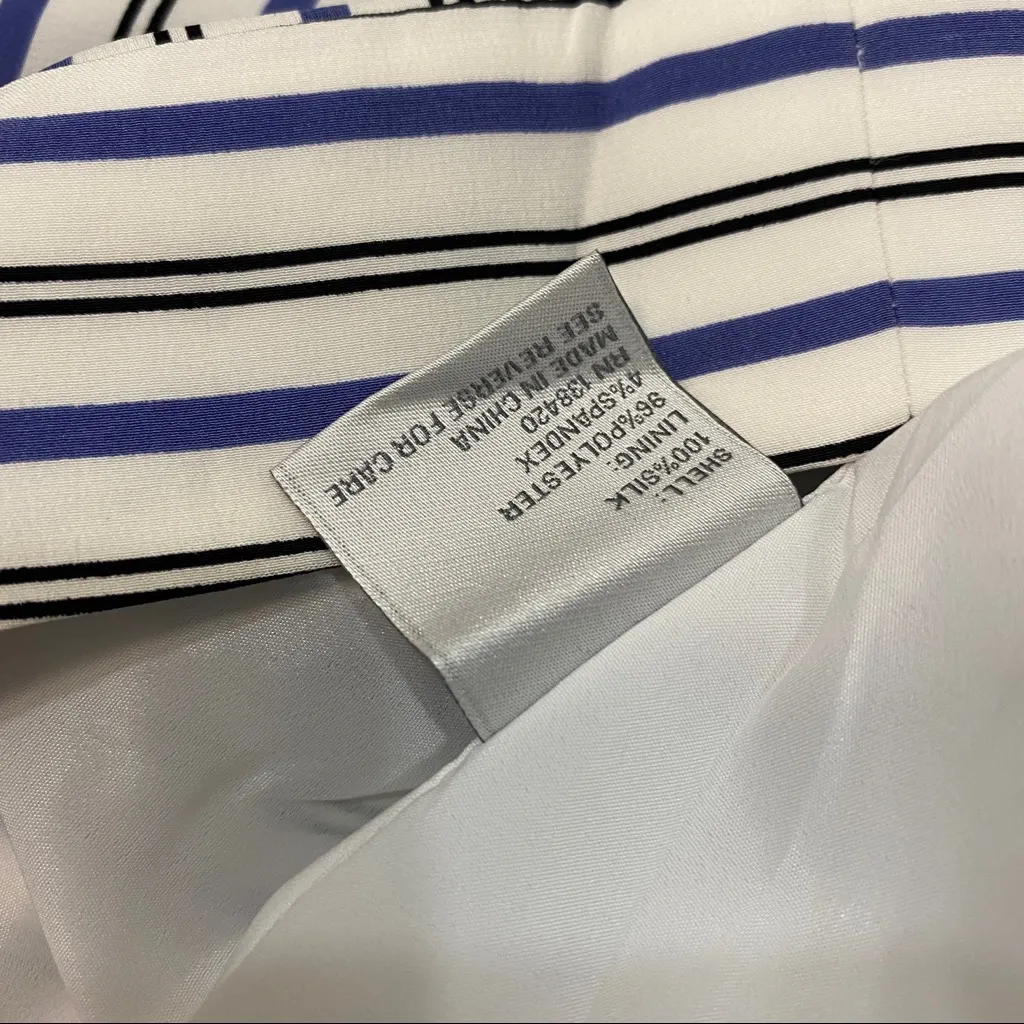 Carlisle New York Striped Silk Pant size 4 - Image 10