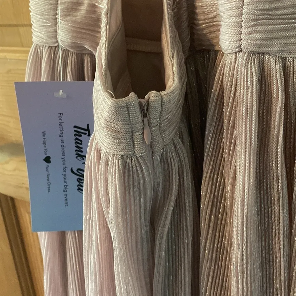 Maniju Small NEW Sparkly Mauve Pink Formal Short Homecoming Dress Short Skater - Image 5